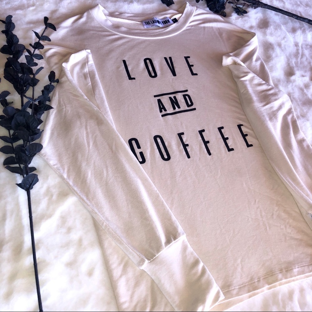 The Laundry Room Love & Coffee Light Raglan